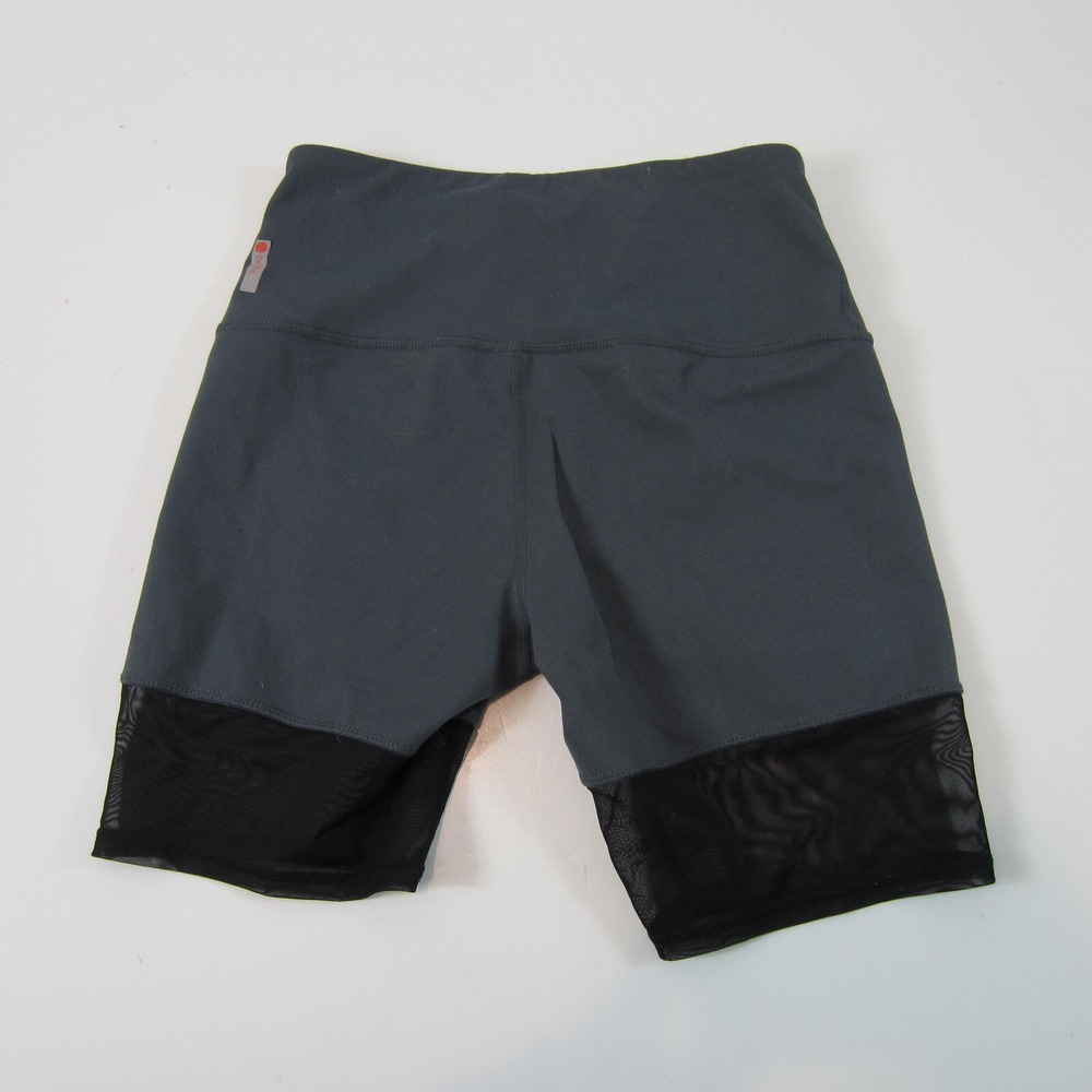 Zella Women's Bike Shorts Gray Mesh bottom small